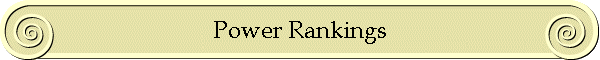 Power Rankings